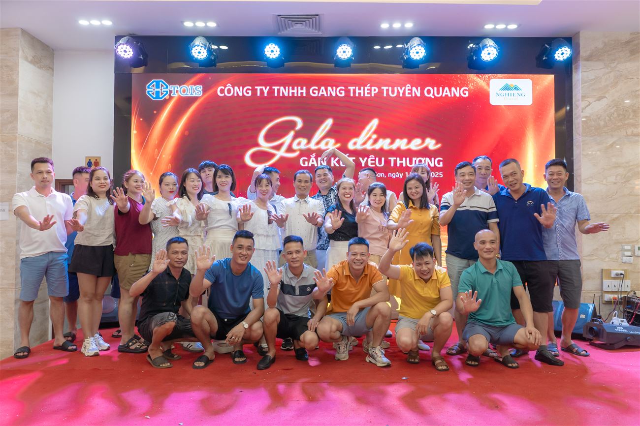 Gala dinner <br> Công ty TNHH Gang thép Tuyên Quang đoàn 4 <br>Số lượng: 100 người copy 011656